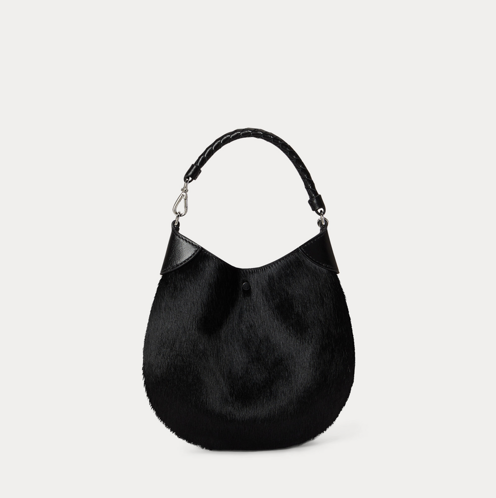 Polo Ralph Lauren Calf Hair ID Small Pouch - Black