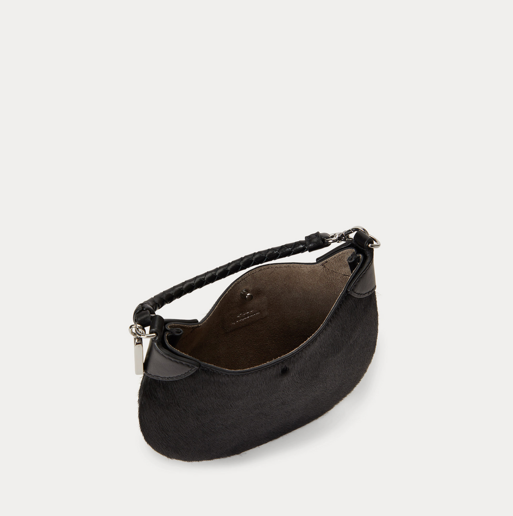 Polo Ralph Lauren Calf Hair ID Small Pouch - Black