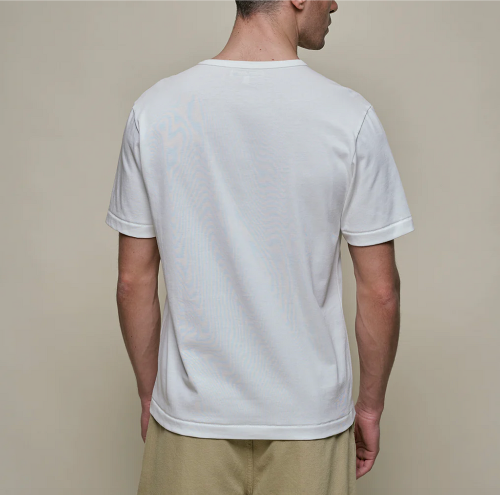 Merz b. Schwanen 2M15 Mid-Century Machine Refined Fit T-Shirt - White