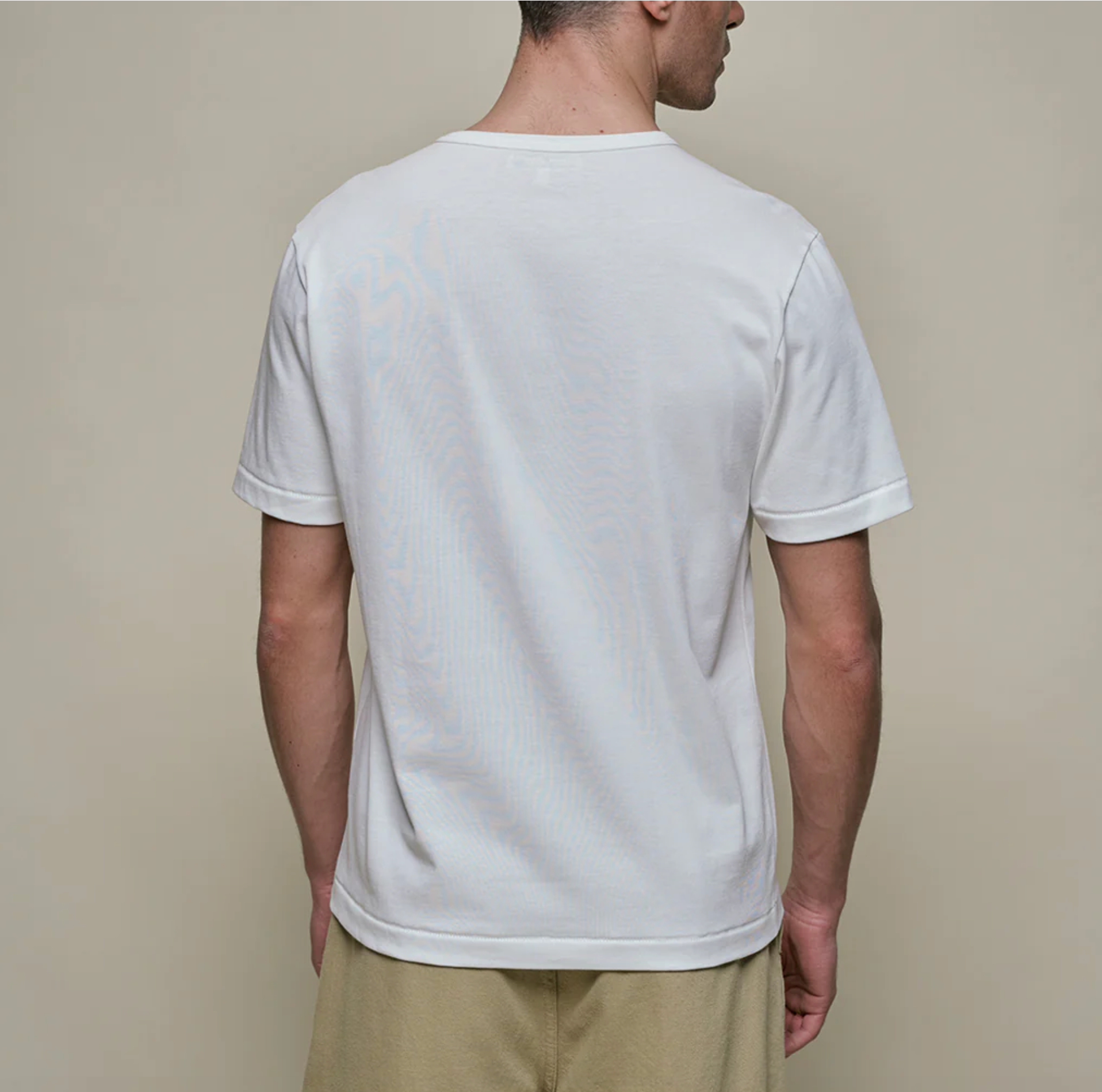 Merz b. Schwanen 2M15 Mid-Century Machine Refined Fit T-Shirt - White