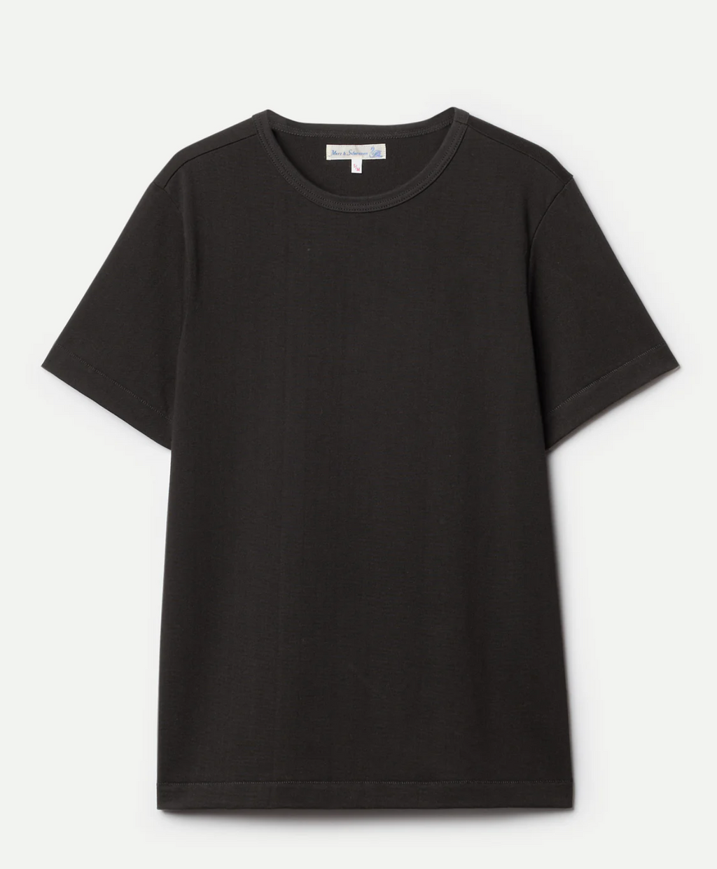 Merz b. Schwanen 2M15 Mid-Century Machine Refined Fit T-Shirt - Charcoal