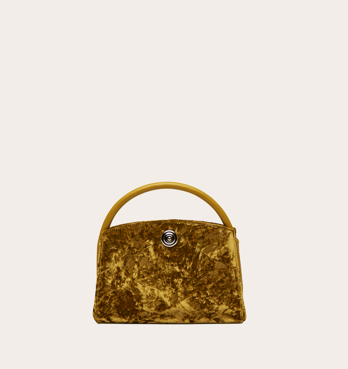 Liffner Pushlock Lady Bag  - Crushed Velvet Green