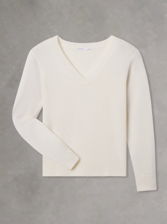 B. Draddy The Kelly Wool Sweater - Sea Salt