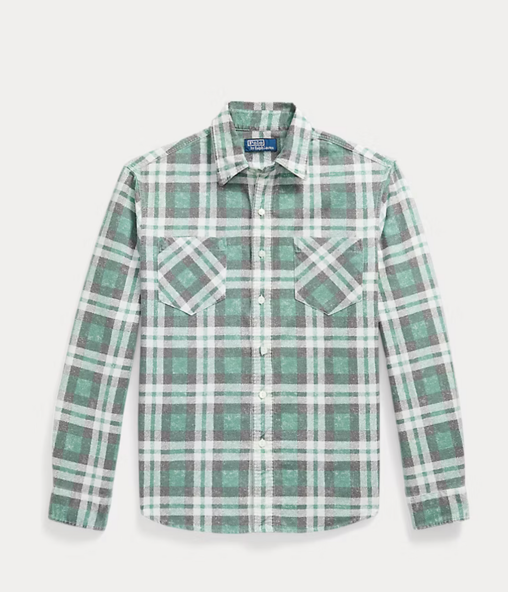Polo Ralph Lauren Classic Fit Plaid Flannel Workshirt - Litchfield Plaid