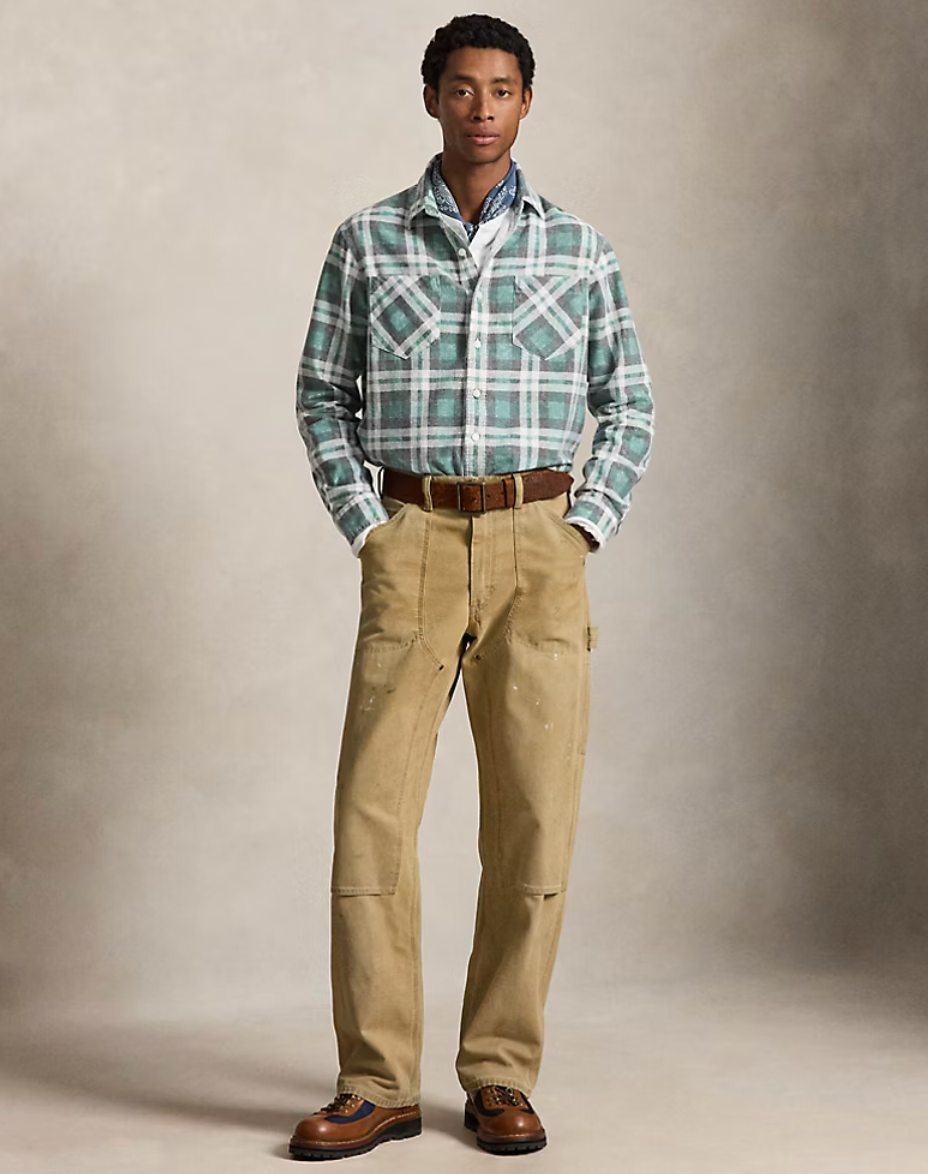 Polo Ralph Lauren Classic Fit Plaid Flannel Workshirt - Litchfield Plaid