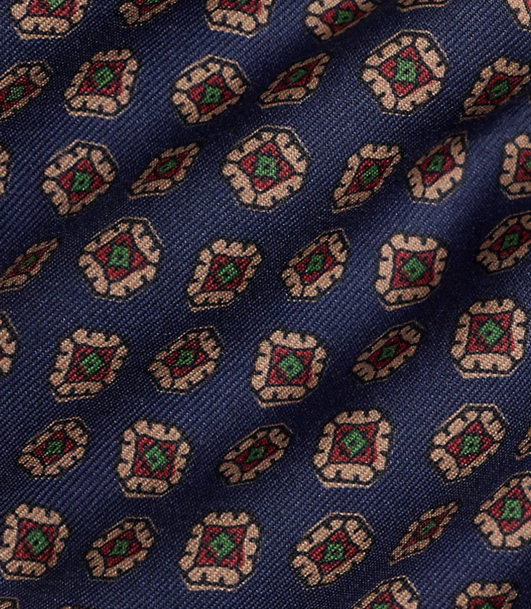 Polo Ralph Lauren Silk Foulard Tie - Blue