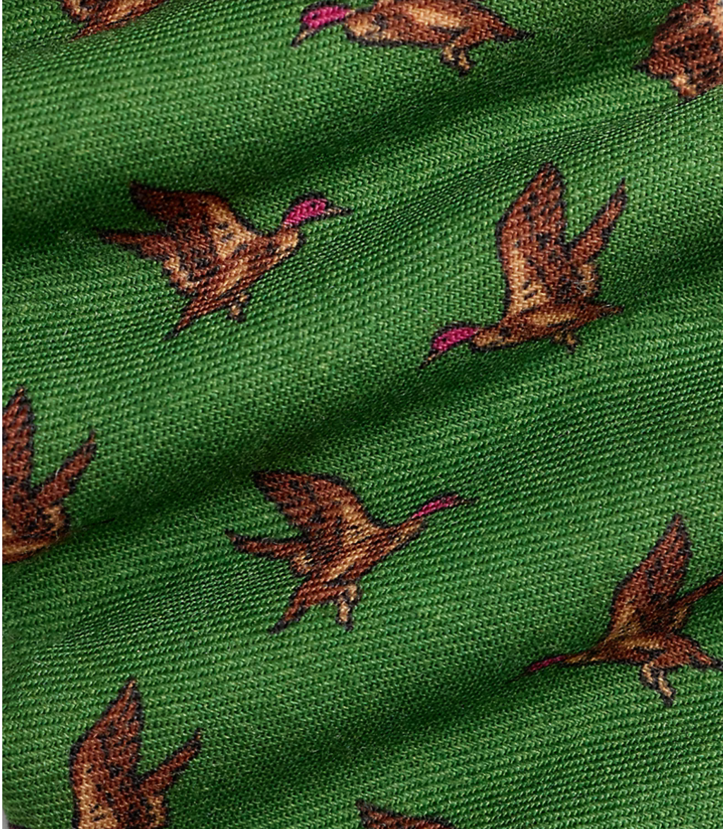 Polo Ralph Lauen Duck Print Challis Tie - Green