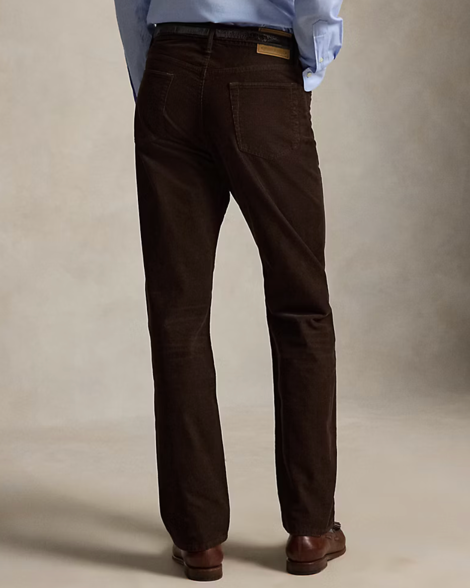 Polo Ralph Lauen Straight Fit Corduroy Pant - Dark Beech