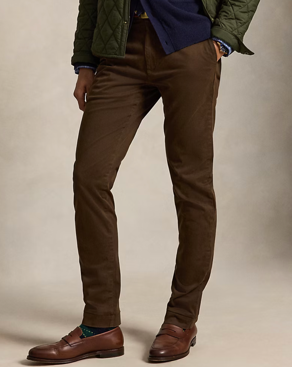 Polo Ralph Lauren Jarrett Slim Fit Pant - Dark Brown