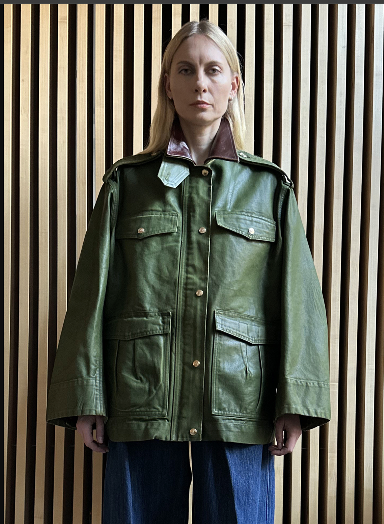 Ruadh Etienne Jacket in Army Green