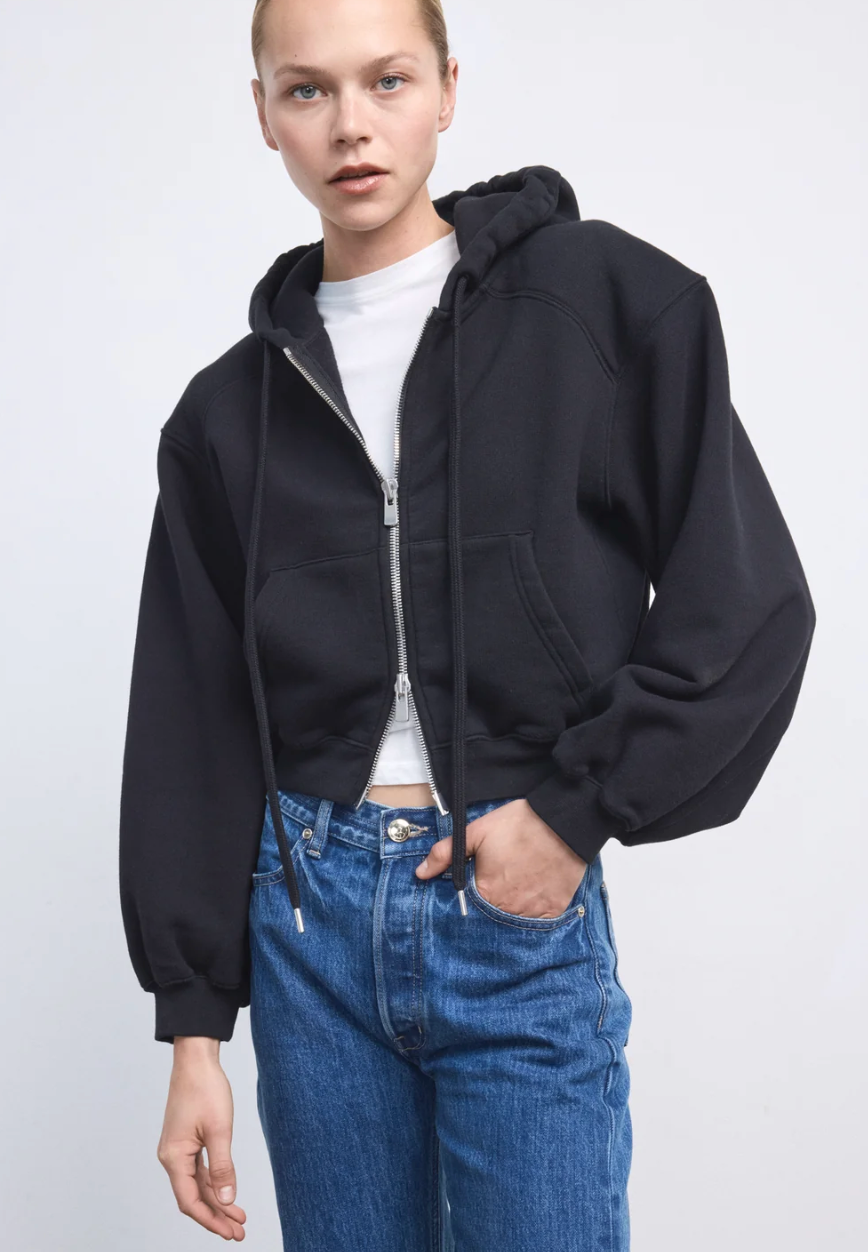 Ruadh The Augustine Hoodie in Black