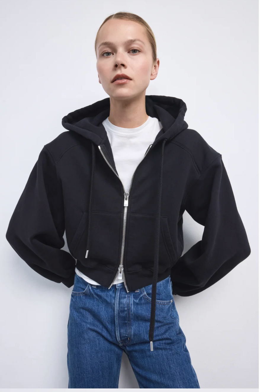 Ruadh The Augustine Hoodie in Black