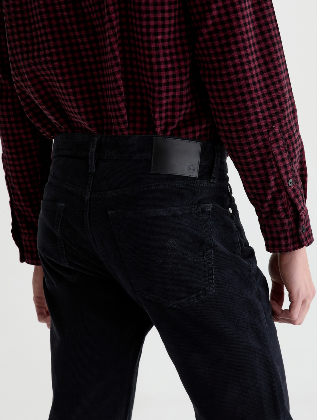 AG Everett Corduroy Pant  Slim Straight - Antique Black