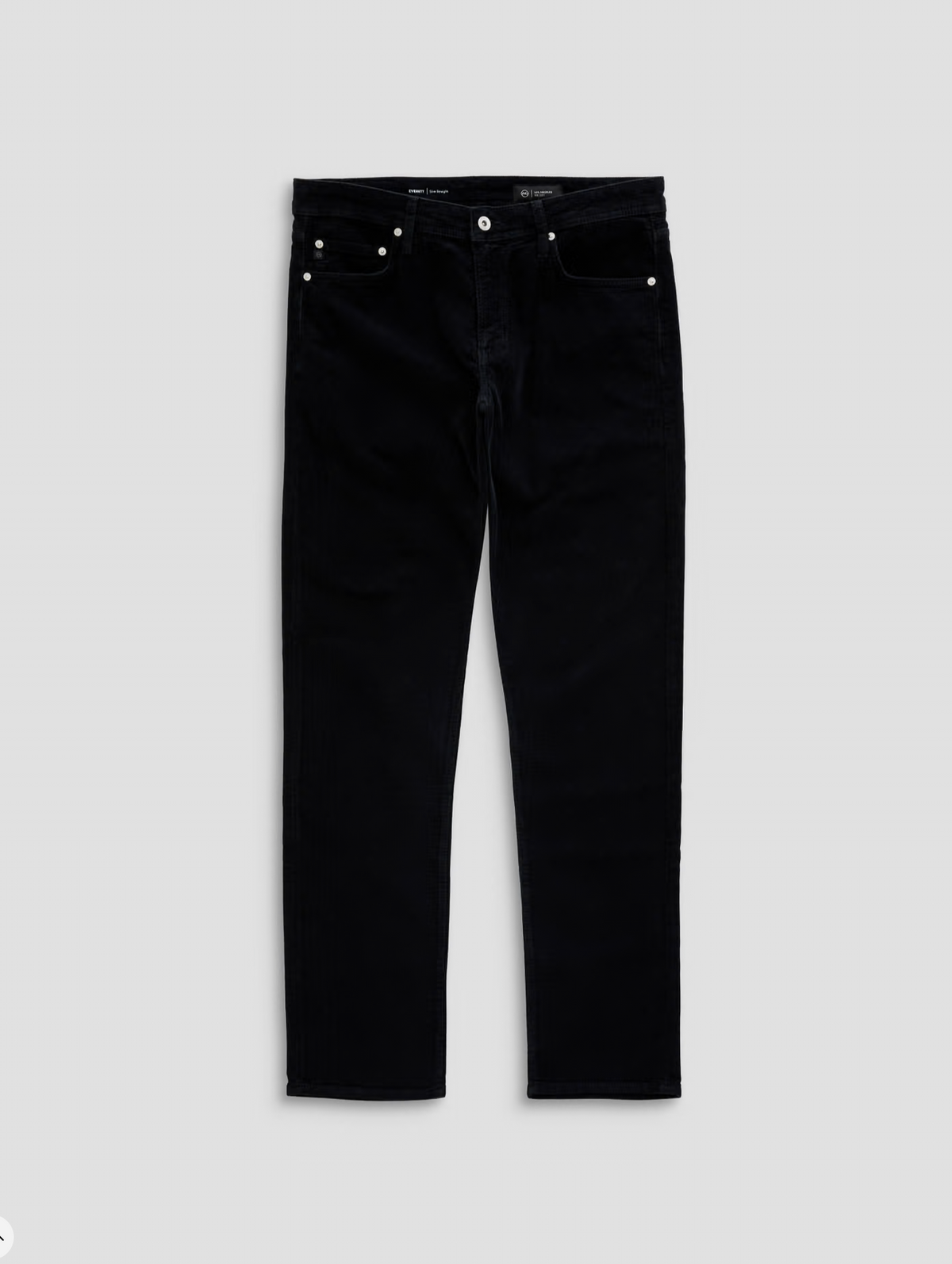 AG Everett Corduroy Pant  Slim Straight - Antique Black