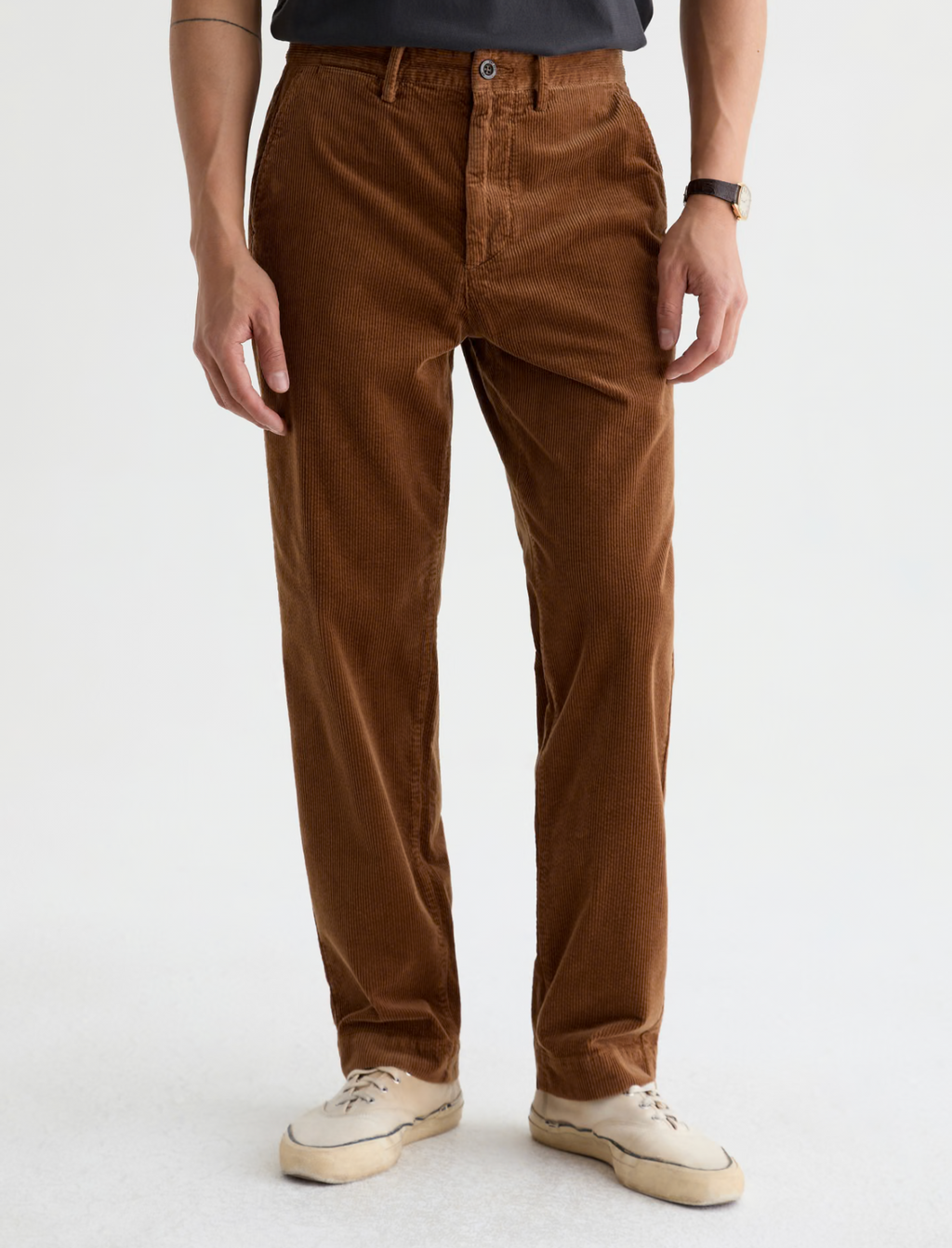 AG Archie Corduroy Trouser - Sulfur Bronze Beat