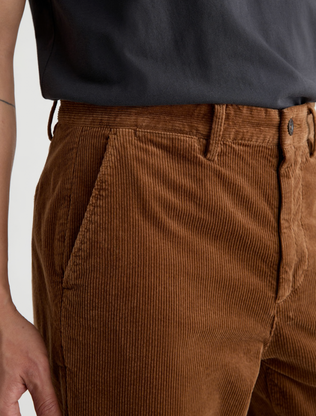 AG Archie Corduroy Trouser - Sulfur Bronze Beat