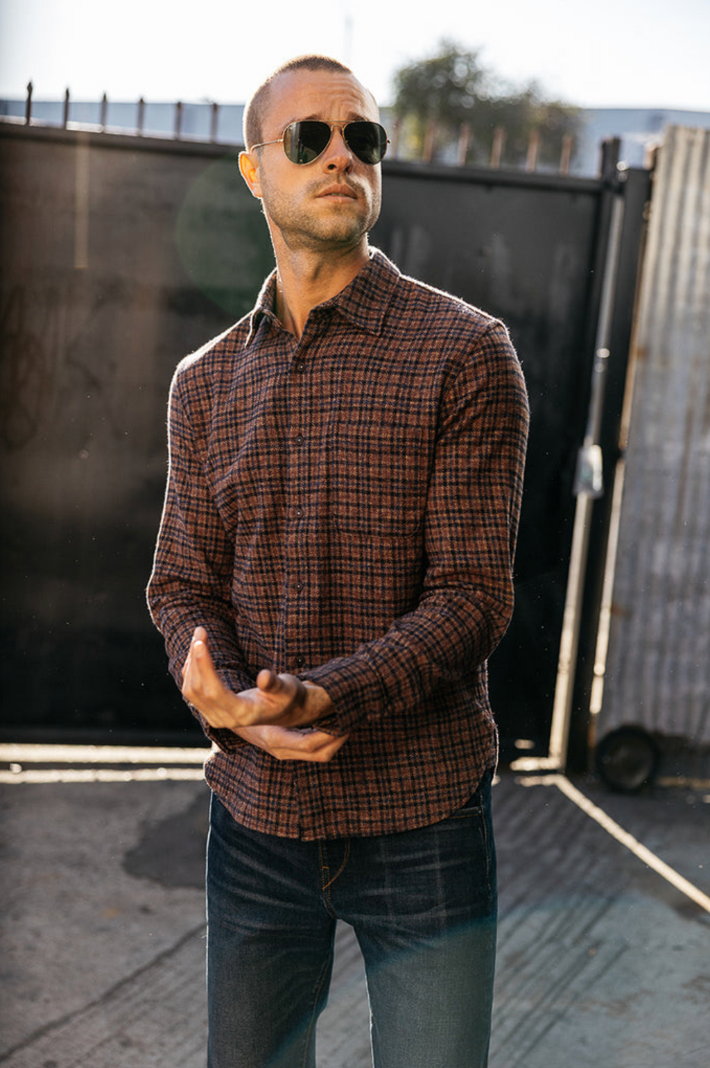 Hiroshi Kato Ripper Shirt Plaid - El Coyote