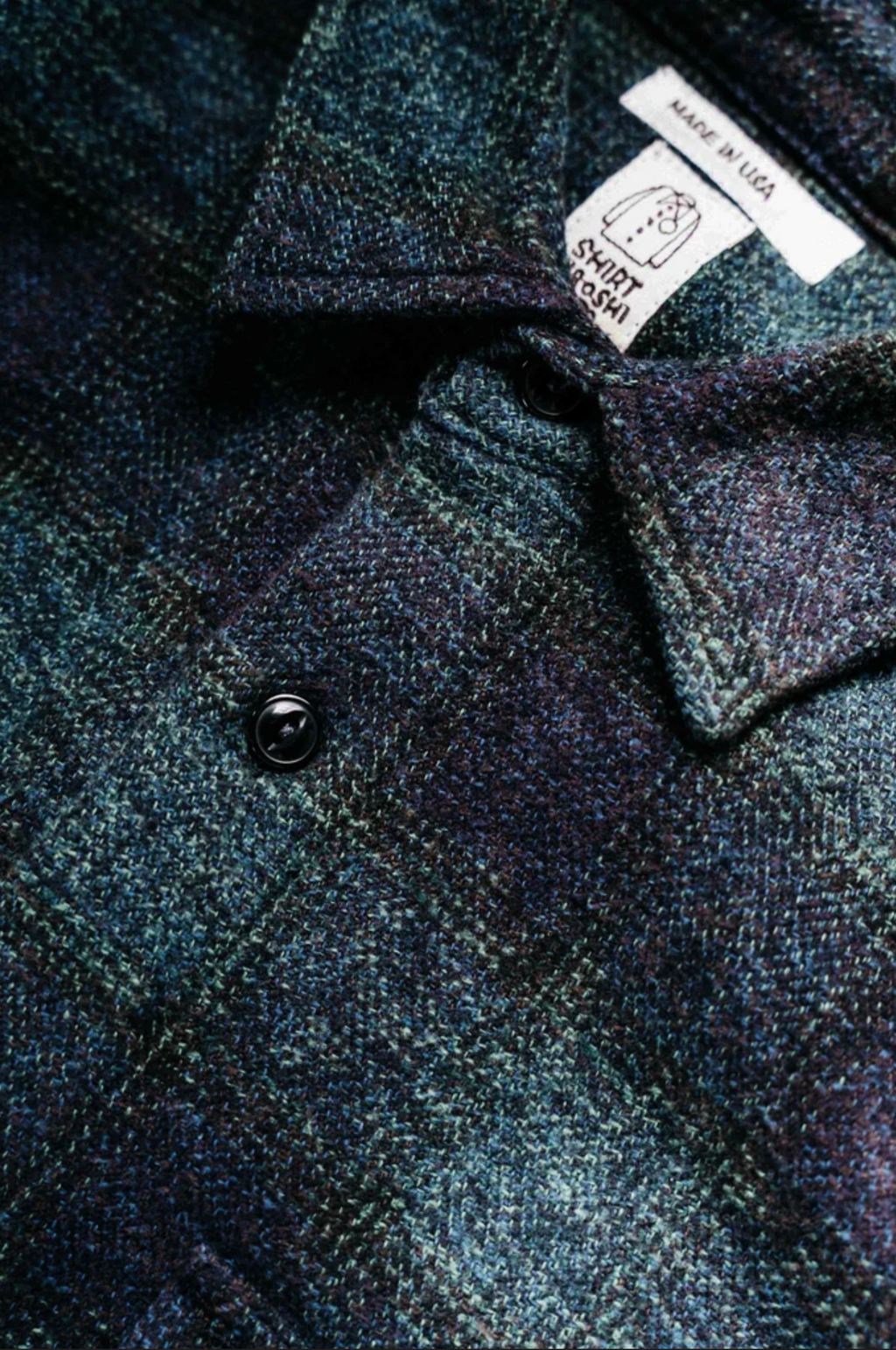 Hiroshi Kato Brace Triple Twisted Plaid  - Dark Forest
