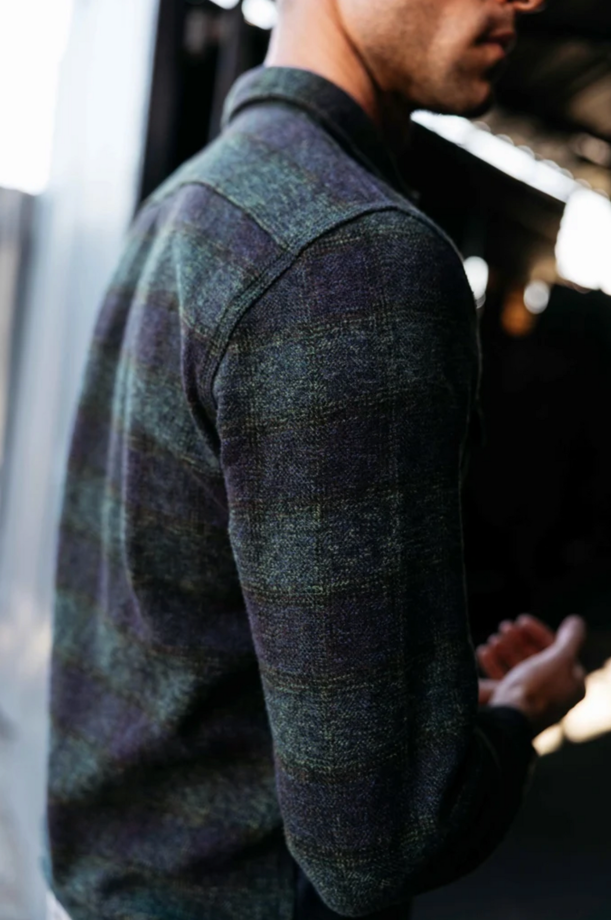 Hiroshi Kato Brace Triple Twisted Plaid  - Dark Forest