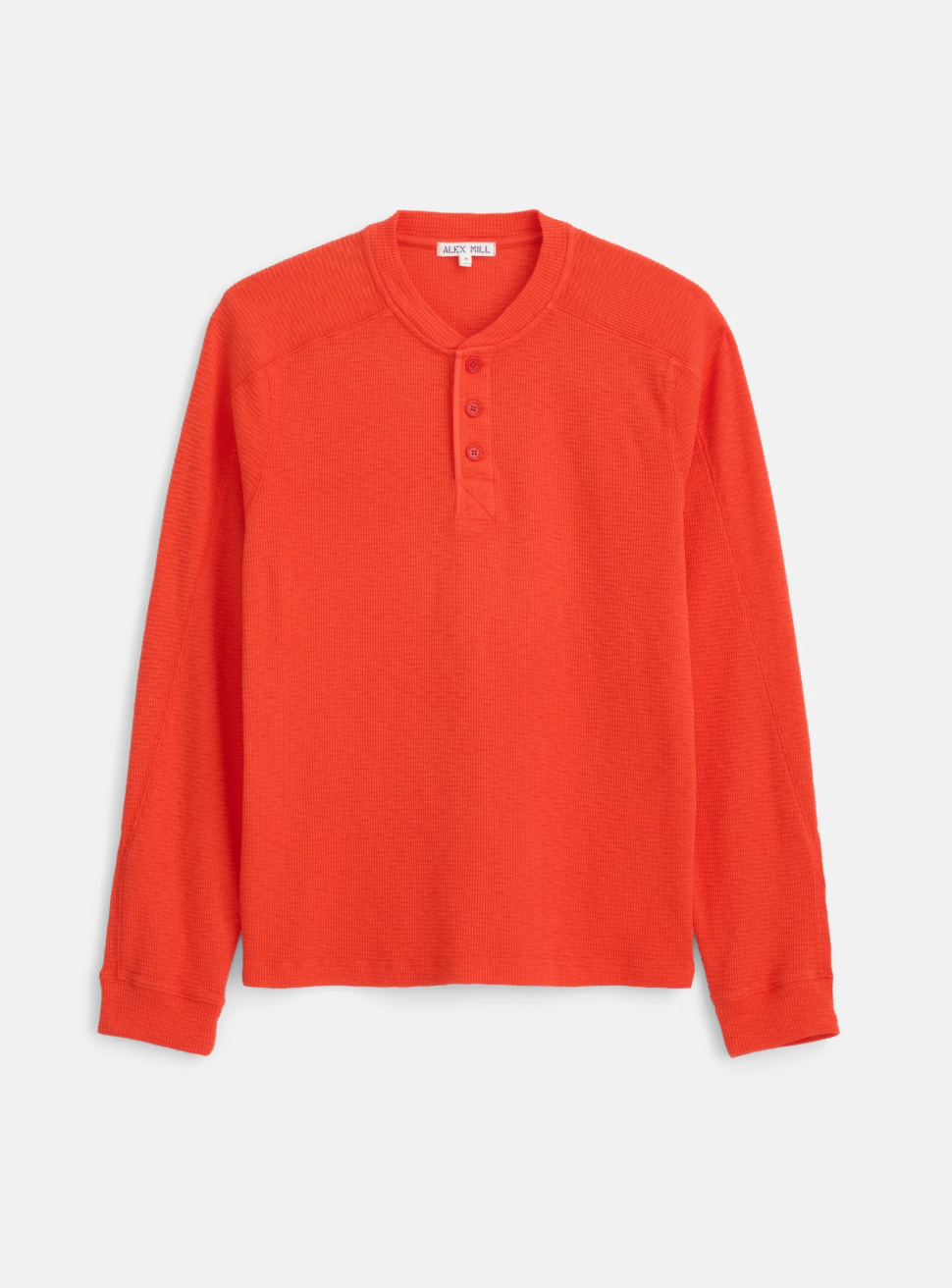 Alex Mill Austin Henley In Thermal Cotton - Bright Ember