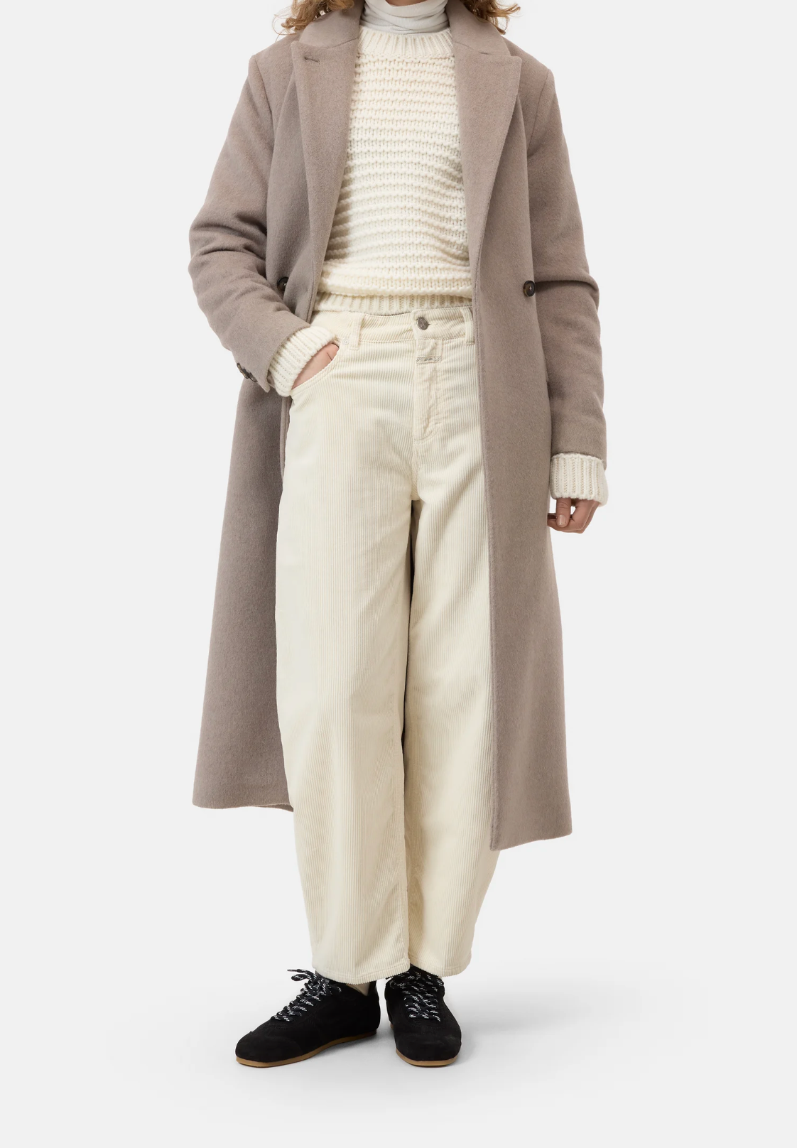 Closed  Barrel Corduroy Jazzie Pants - Cloud Cream
