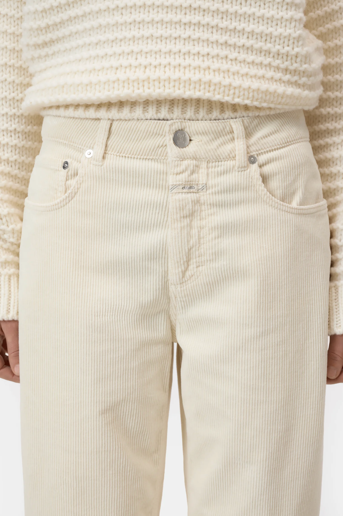 Closed  Barrel Corduroy Jazzie Pants - Cloud Cream