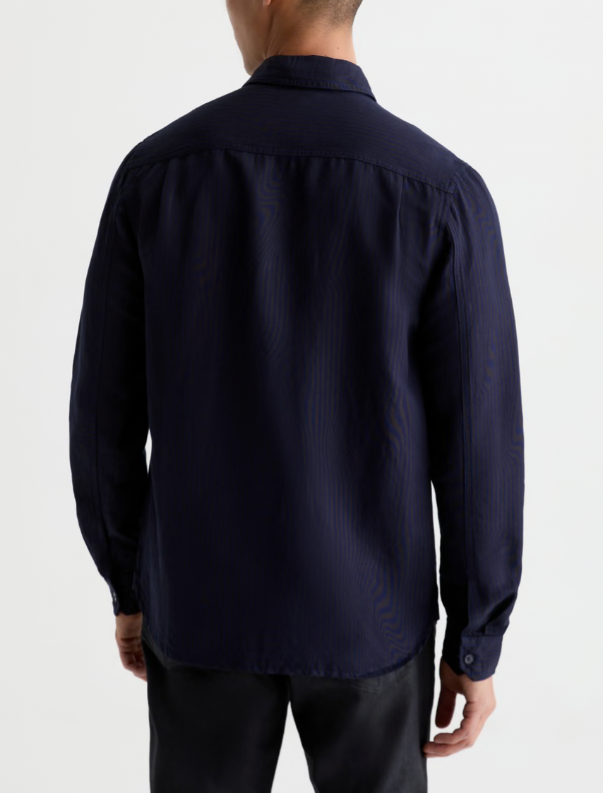 AG Mason Work Shirt - Riff Wave Stripe