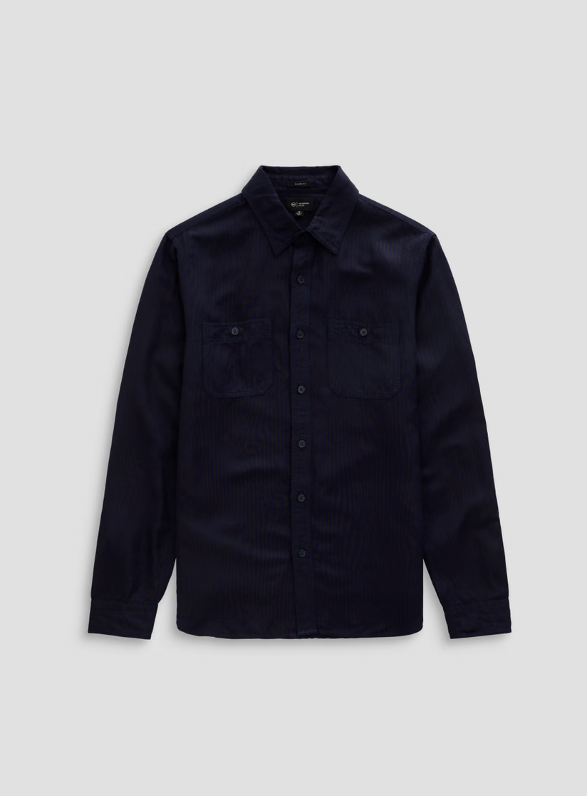 AG Mason Work Shirt - Riff Wave Stripe
