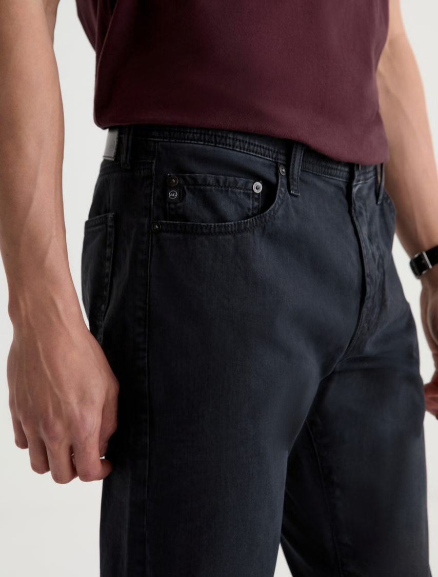 AG Everett Sueded Sateen Pant - Antique Black