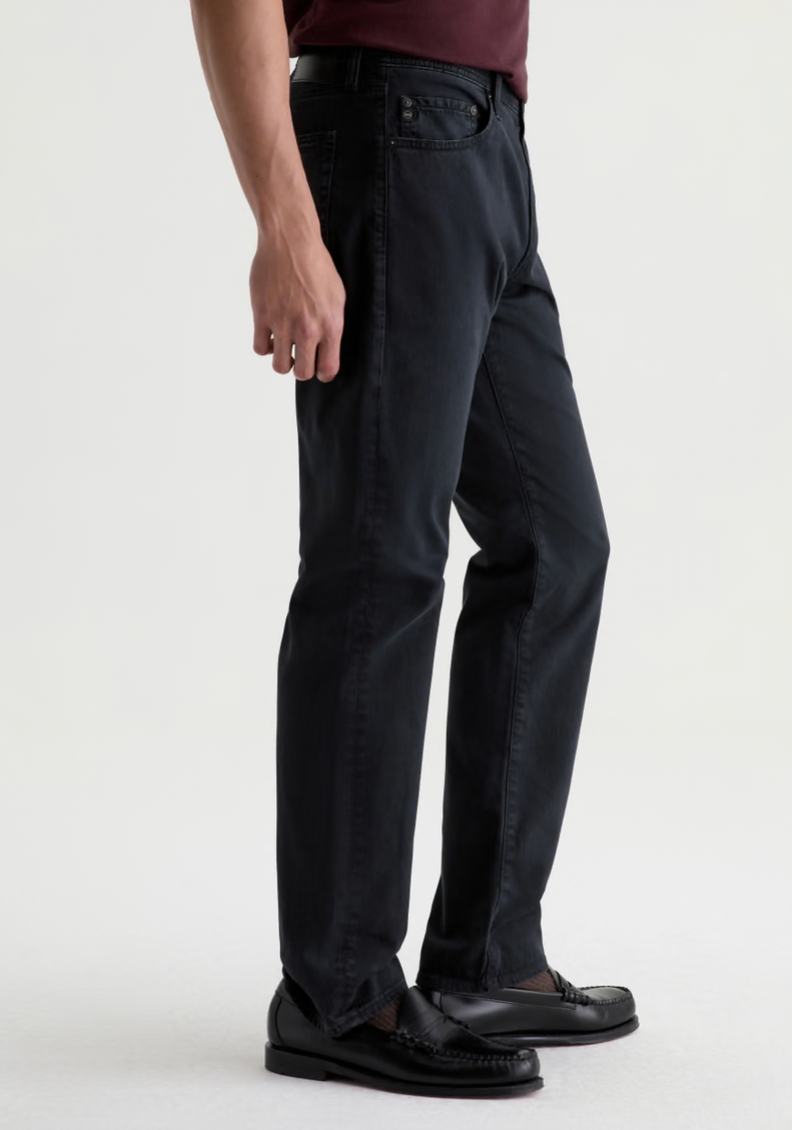 AG Everett Sueded Sateen Pant - Antique Black