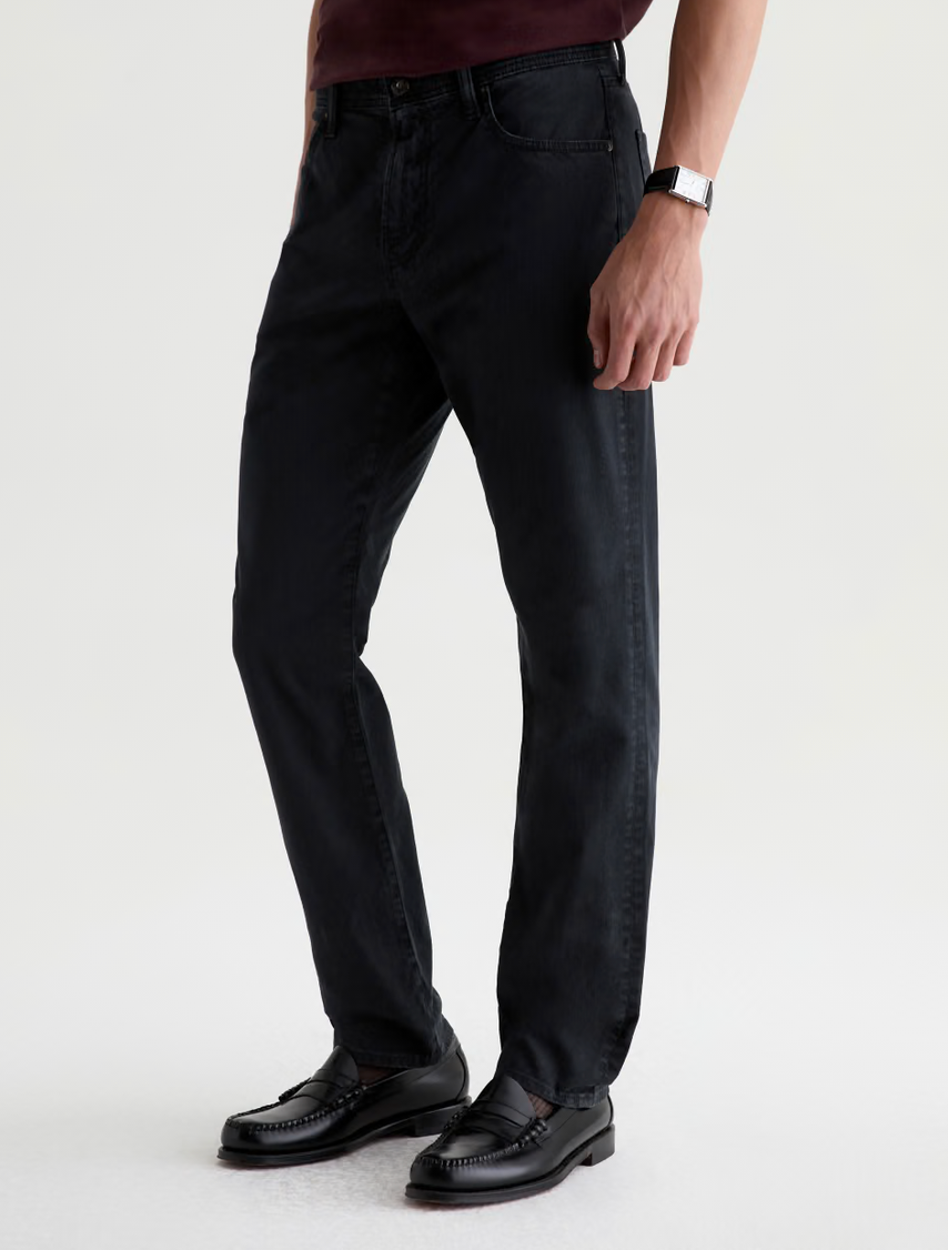 AG Everett Sueded Sateen Pant - Antique Black