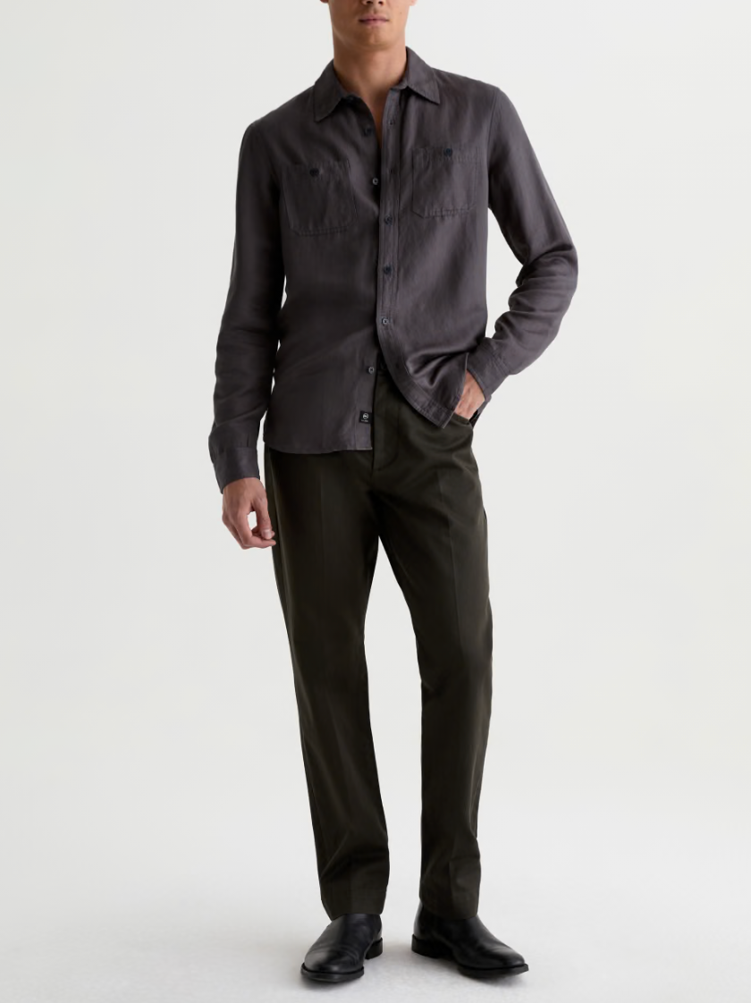 AG Everett Tailored Pant - Forest Ash