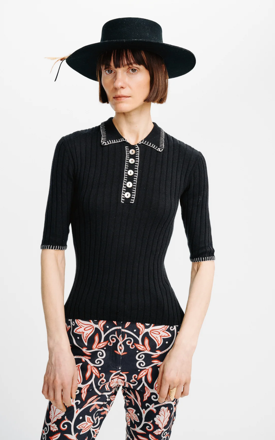 Carolina K Llora Polo - Black