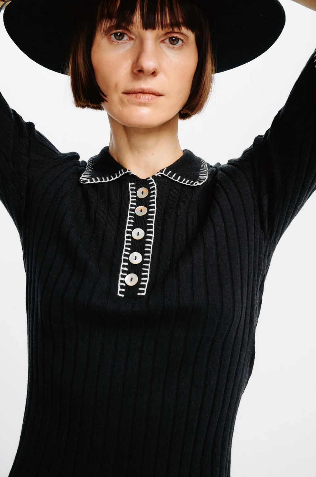 Carolina K Llora Polo - Black