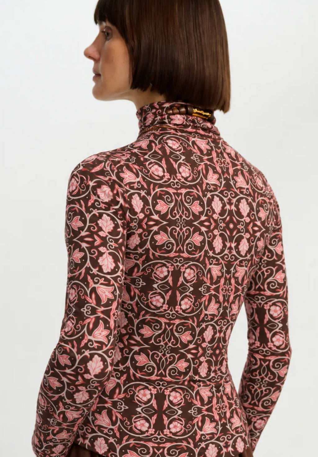 Carolina K Viento Turtleneck - Winter Vine Black