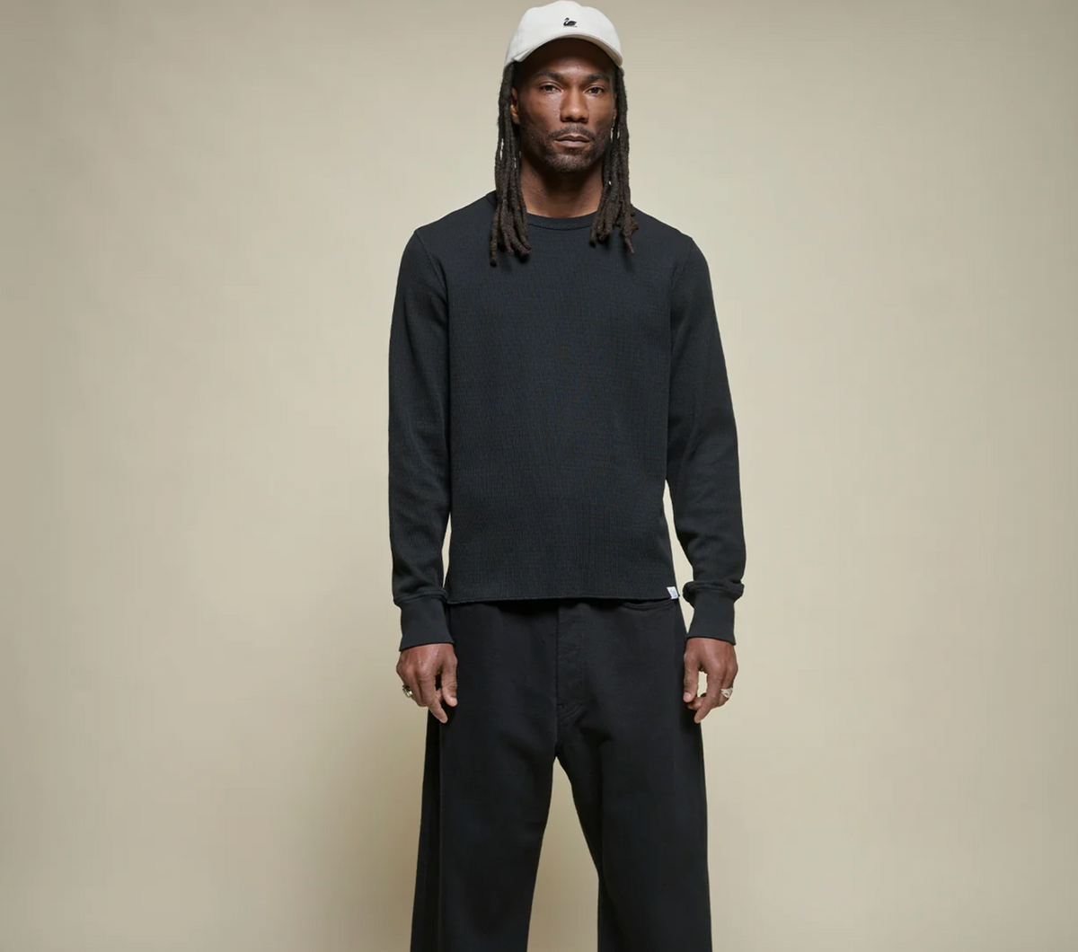 Merz b. Schwanen Organic Cotton Thermal - Black