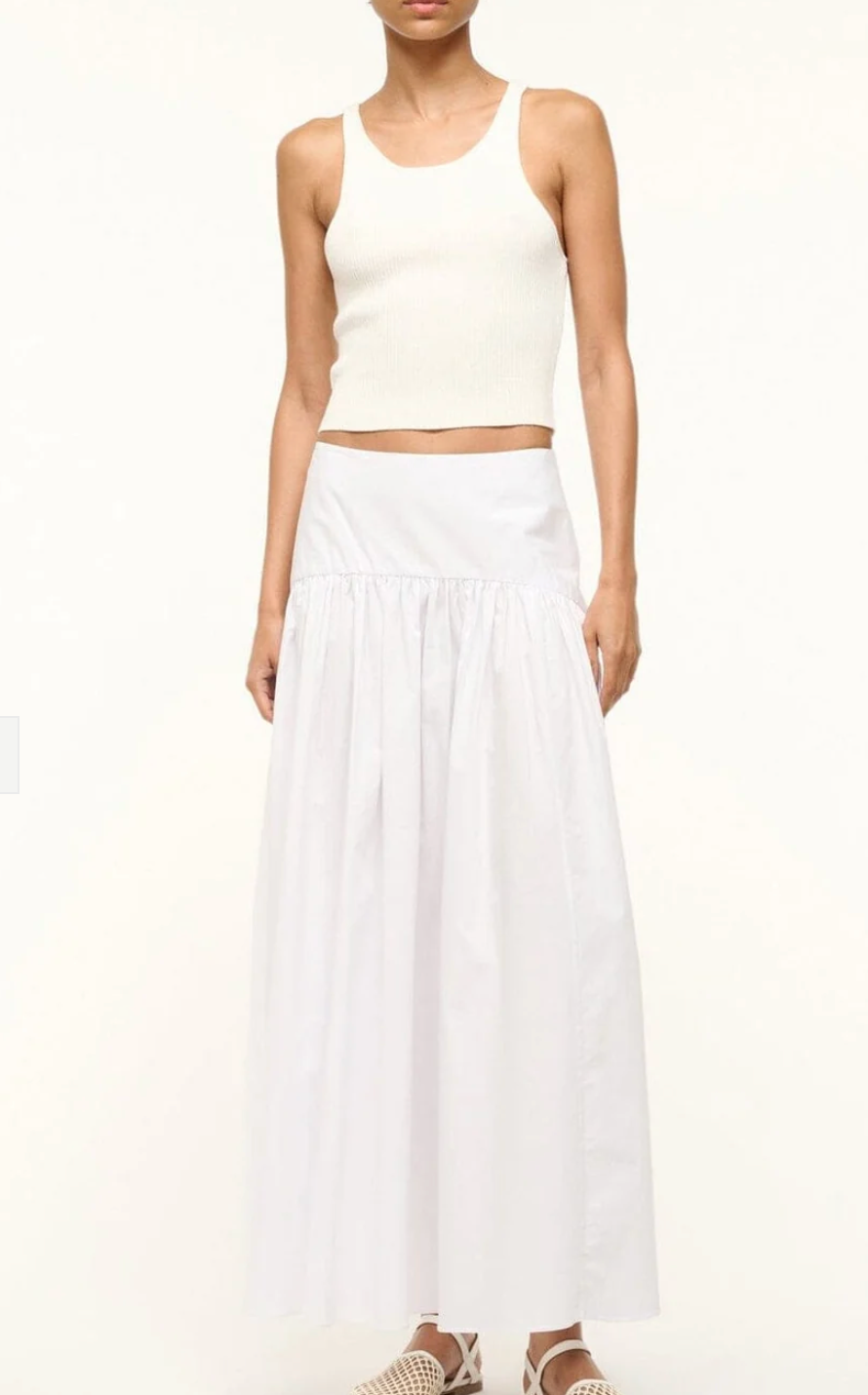 Staud Procida Skirt - White