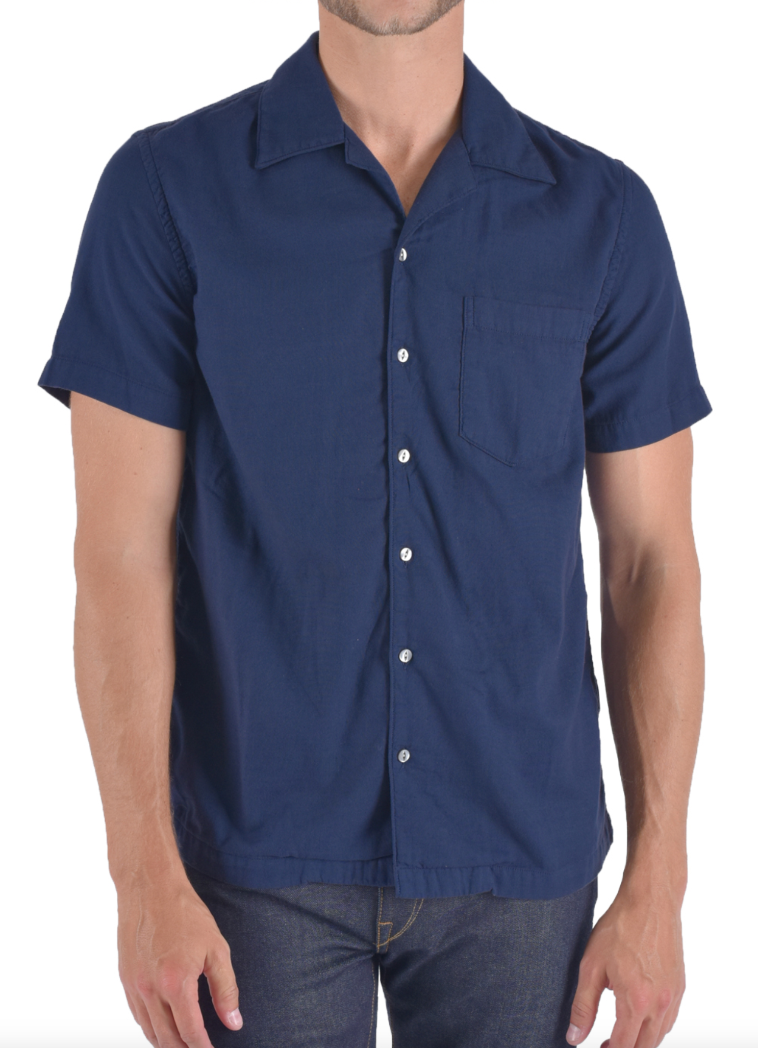 Hiroshi Kato The Wrench Gauze - Navy