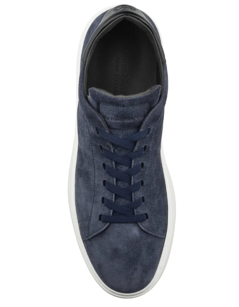 To Boot James Blue Suede Low-Top Sneaker