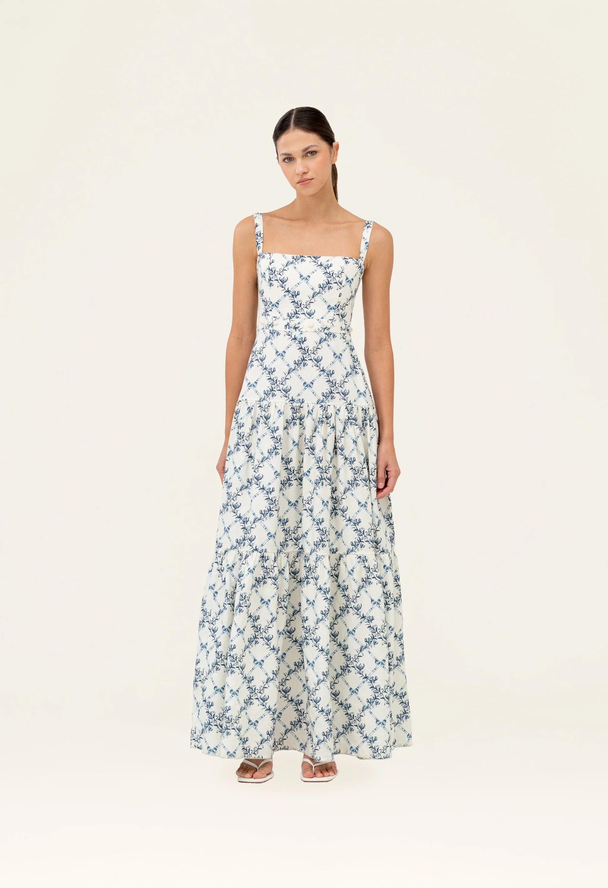 Agua by Agua Bendita Lima Gloriosa Maxi Dress