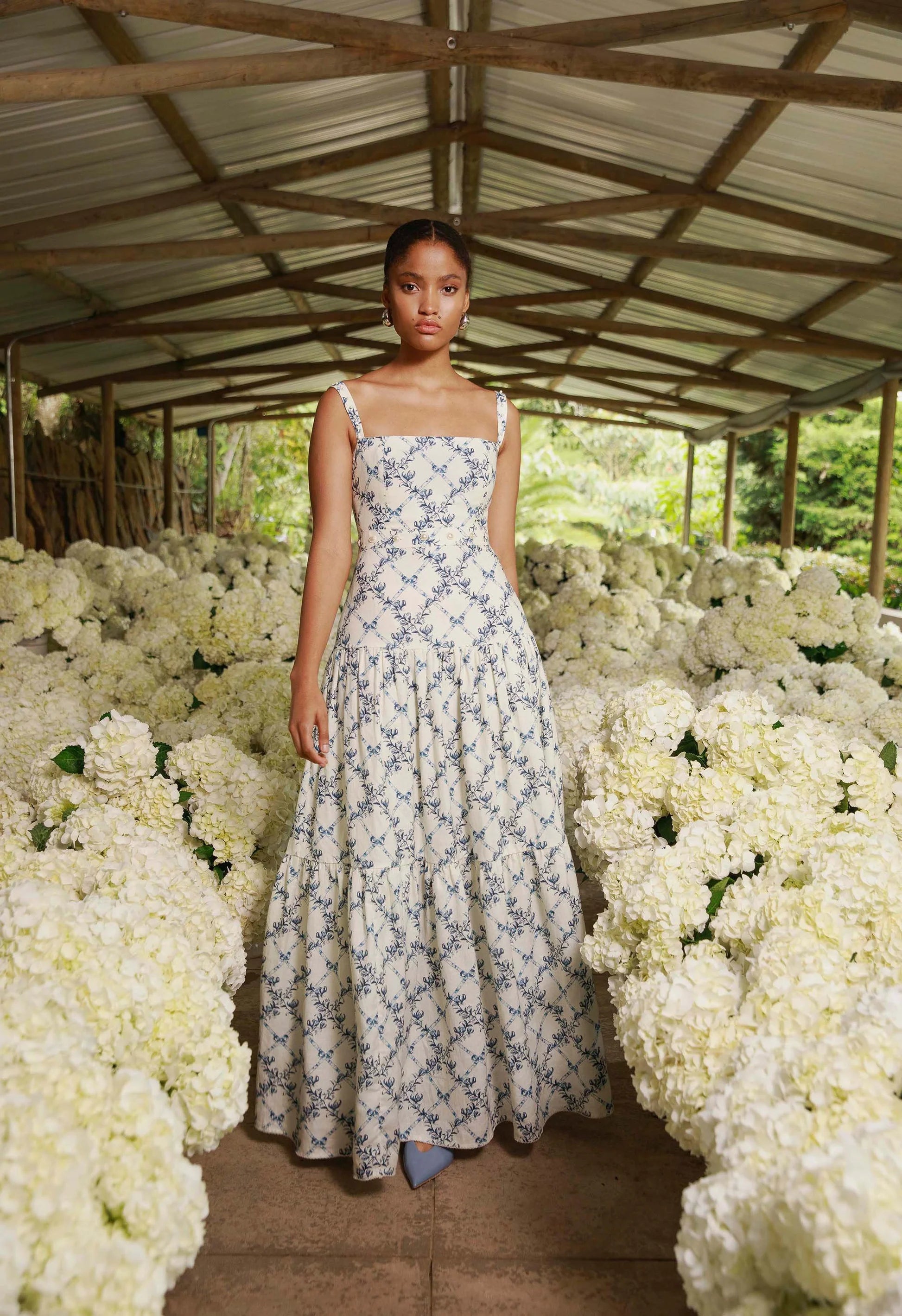 Agua by Agua Bendita Lima Gloriosa Maxi Dress