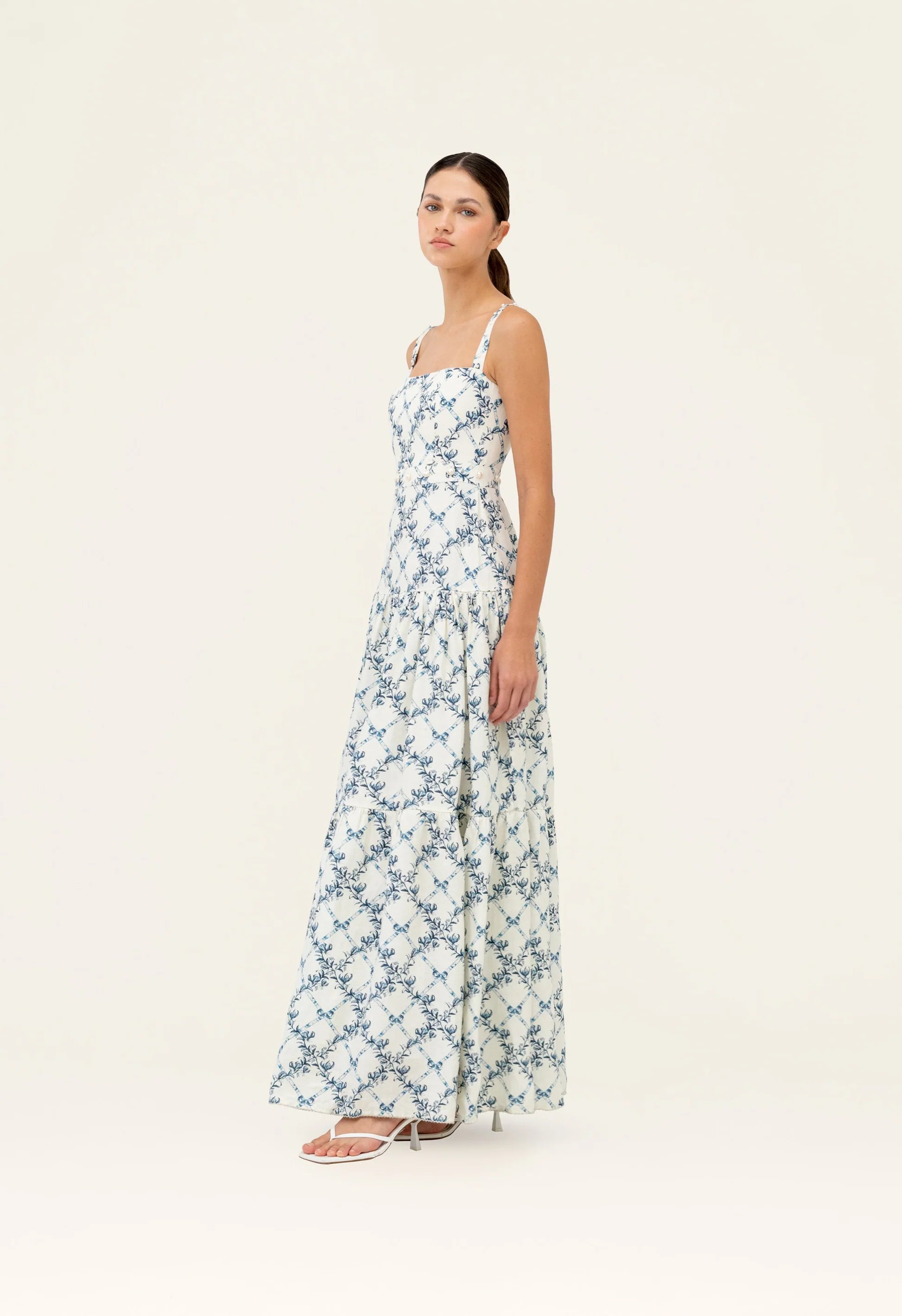 Agua by Agua Bendita Lima Gloriosa Maxi Dress