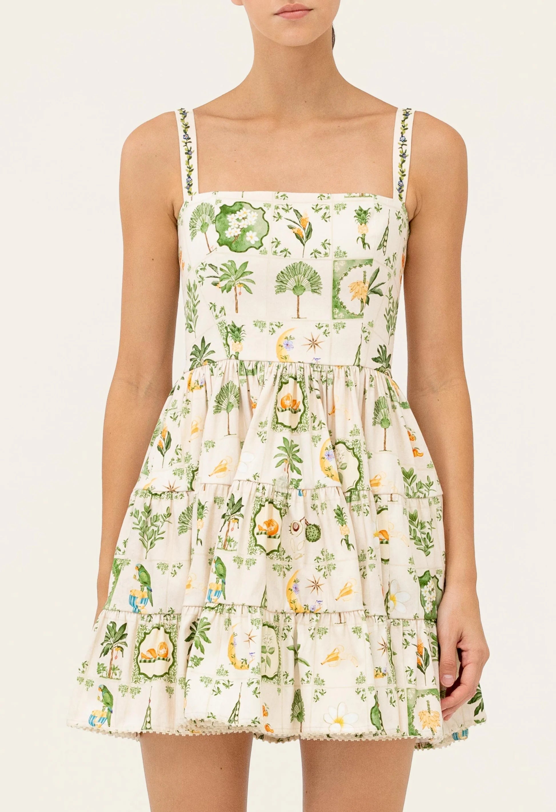 Agua by Agua Bendita Lima Wild Mini Dress