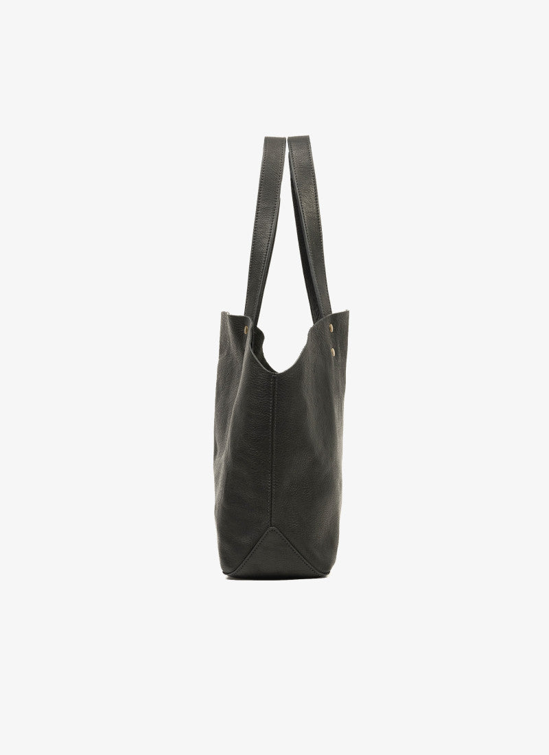 Moore & Giles Weldon Tote Seven Hills Black - TRUNK SHOW