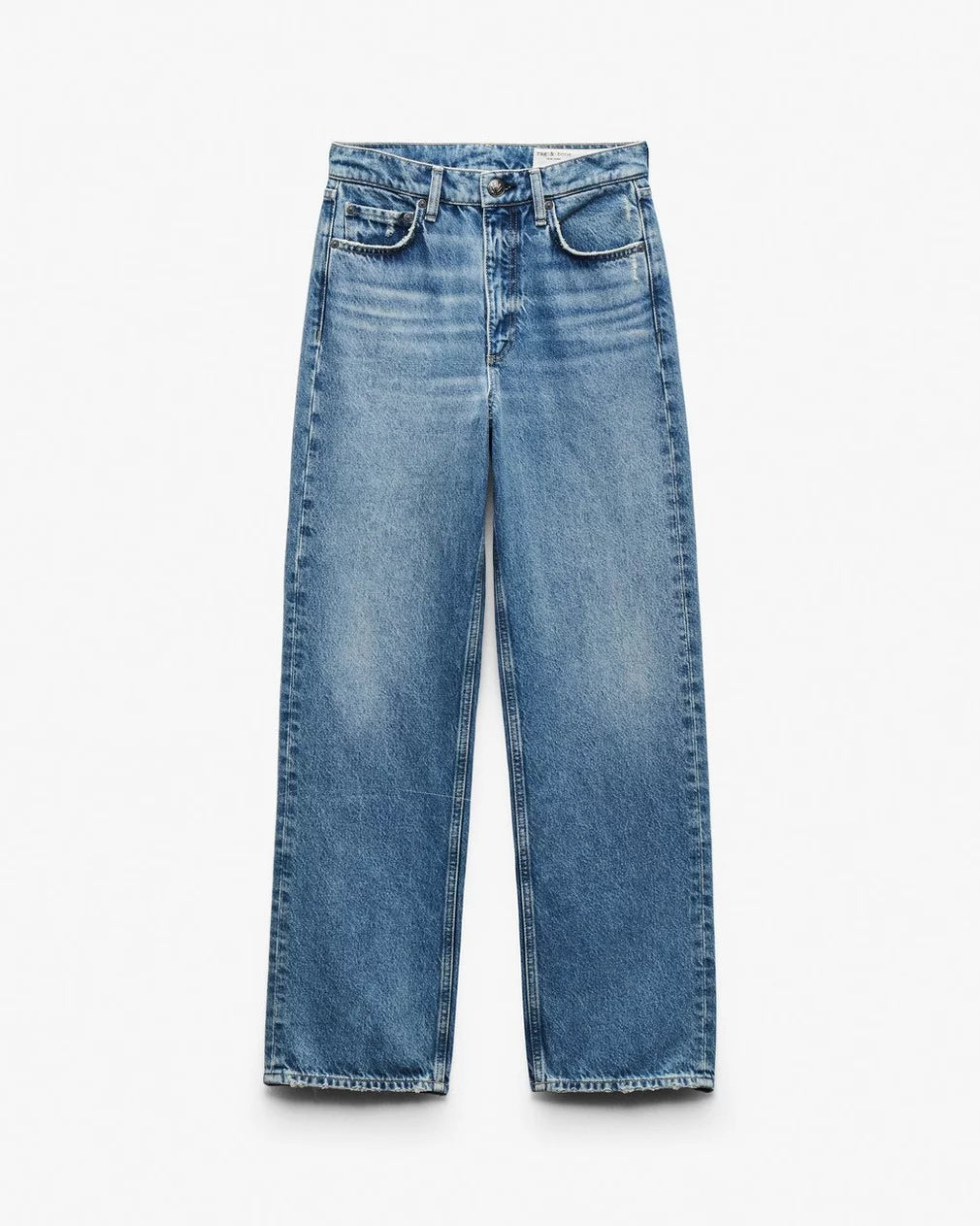 Rag & Bone Shea Ankle Relaxed Straight Jeans- Ithaca
