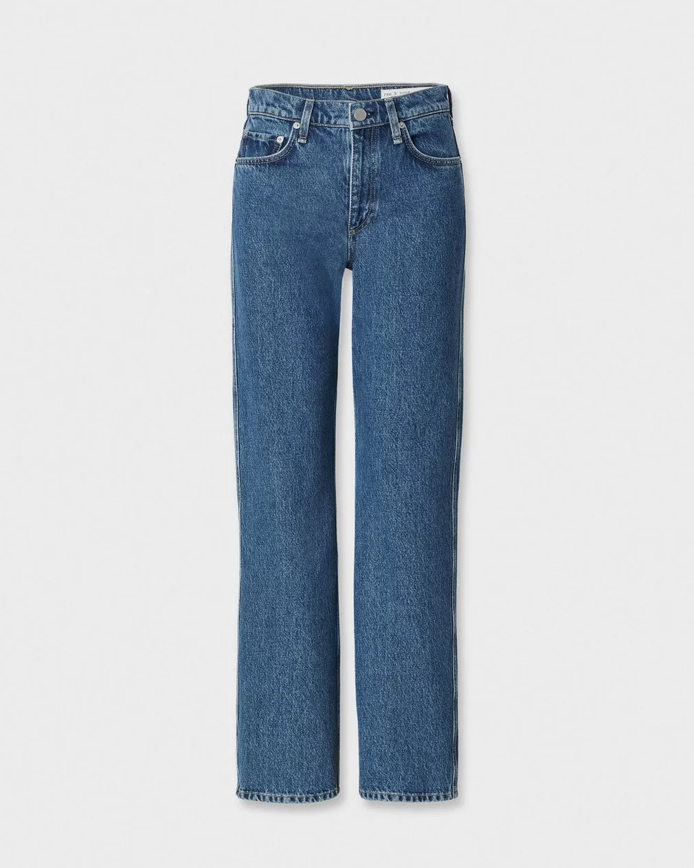 Rag & Bone Shea Relaxed Straight Jean High-Rise in Rigid Denim