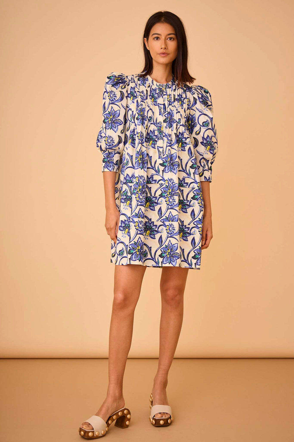 Hunter Bell Sidney Dress in Porcelain Floral