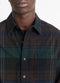 Vince  Sierra Plaid Corduroy Long-Sleeve Shirt -  Surplus Olive/Ivy Sky