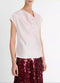 Vince Silk Cowl-Neck Blouse - Ballet