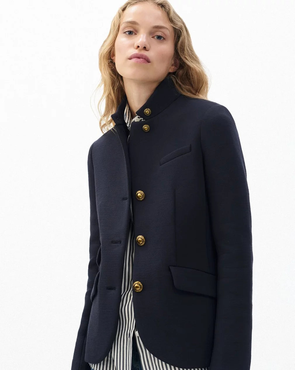 Rag & Bone Slade Textured Knit Blazer - Salute